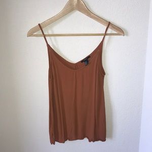 Cute and simple orange tank